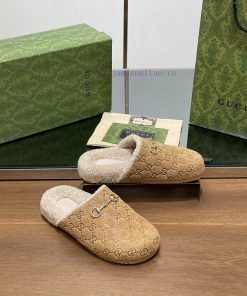 2024 Welfare New Product Thick Bottom GuCci Horseneck Buckle G G Male Female Same Style Coupb1guts48