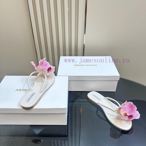 ABING WANG OriginalThai designer offers multiple handmade floral toe slippersWe have launcheh1ma39d6 - Image 7
