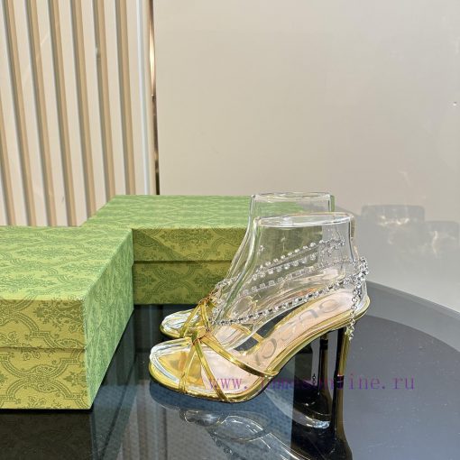 GUCCi high-heeled sandals series, every detail has been carefully polished. This sandal is m1ikgexwl - Image 2