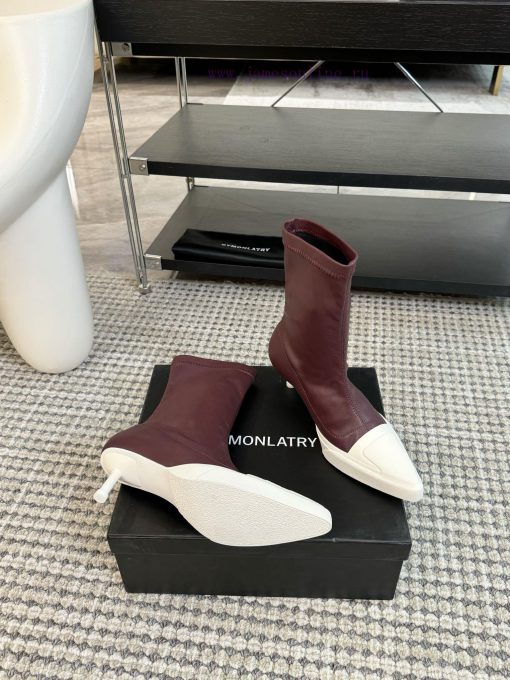 DYMONLATRY niche designer's new pointed short bootsHeight increase within 3cm, easy elongatilf6rxz2j - Image 5
