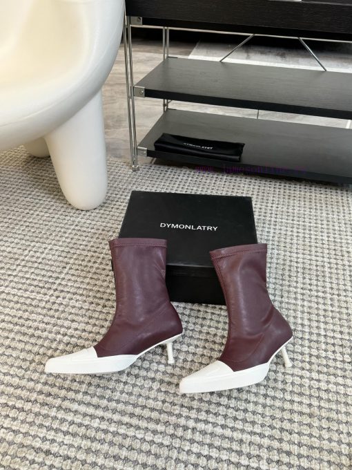 DYMONLATRY niche designer's new pointed short bootsHeight increase within 3cm, easy elongatilf6rxz2j - Image 6