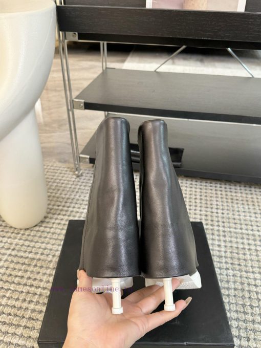 Short bootsDYMONLATRY niche designer's new pointed short bootsHeight increase within 3cm, ea14phpxsc - Image 8