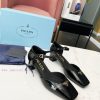 Prada/Prada 2025ss Spring/Summer New Product Saffiano Cowhide Ma Mao cowhide high-heeled san3qra8hhq