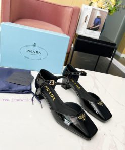 Prada/Prada 2025ss Spring/Summer New Product Saffiano Cowhide Ma Mao cowhide high-heeled san3qra8hhq