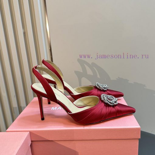 Mach&Mach rhinestone decorative pointed high-heeled hollow sandalsBeautiful princess shoes, vk2bcj28 - Image 6