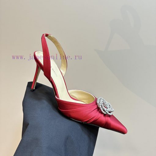 Mach&Mach rhinestone decorative pointed high-heeled hollow sandalsBeautiful princess shoes, vk2bcj28 - Image 8