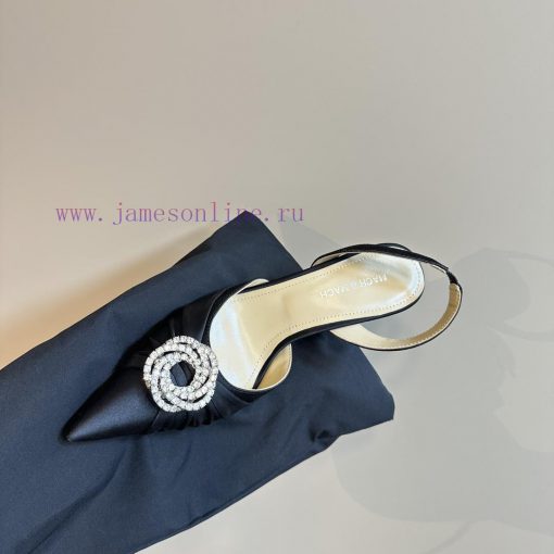Mach&Mach rhinestone decorative pointed high-heeled hollow sandalsBeautiful princess shoes, v278sxwl - Image 9