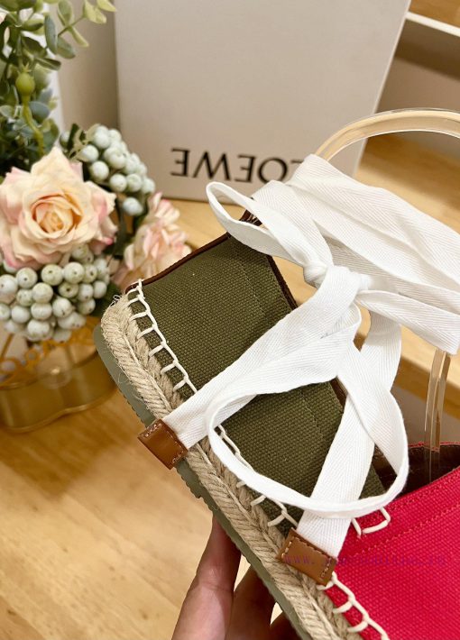 ~LOEWE purchasing grade 2025 early spring new fisherman shoes, comfortable, lightweight and d7s3argu - Image 9