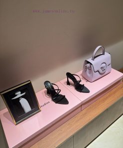 Saint Lauren*YSL Saint Laurent Hot Diamond Cross Belt Ultra High Heel Fashion Sandals24ss rhv3qsuml3