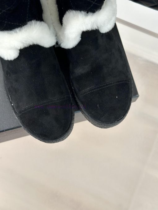 Chanel | Chanel Classic Autumn/Winter Double CThick soled snow bootsA pair of snow boots thatd95f046 - Image 8