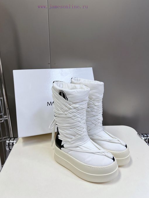 RO Owens Rickowens mainline shoelace crossover snow bootsThe imported fabric material and nepokx2bdq - Image 3