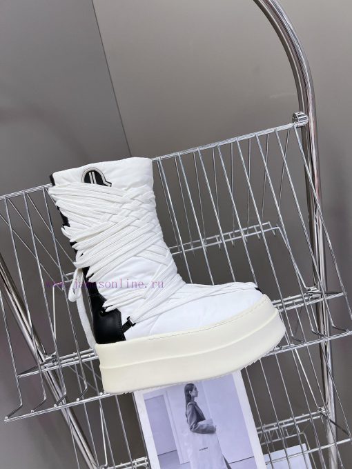 RO Owens Rickowens mainline shoelace crossover snow bootsThe imported fabric material and nepokx2bdq - Image 6