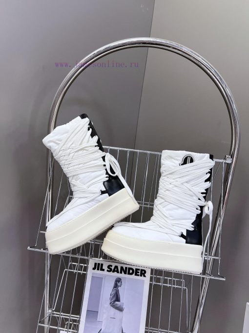 RO Owens Rickowens mainline shoelace crossover snow bootsThe imported fabric material and nepokx2bdq - Image 7