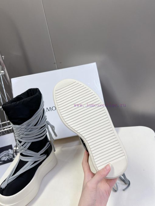 RO Owens Rickowens mainline shoelace crossover snow bootsThe imported fabric material and negaaisong - Image 10