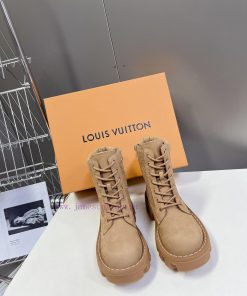Louis Vuitton LV synchronous series new thick soled dad shoes couple's leather boots are ful12uz0fop