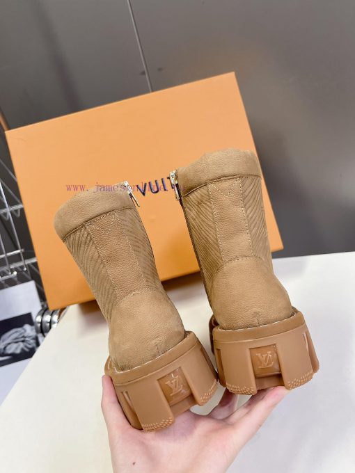 Louis Vuitton LV synchronous series new thick soled dad shoes couple's leather boots are ful12uz0fop - Image 9