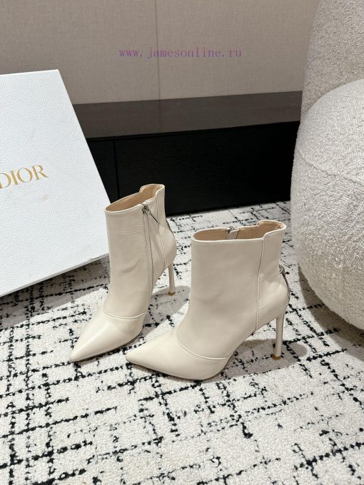Christian Dior 24/𝐧𝐞𝐰 New Vintage High Heels and BootsContinuing the timeless classic of D fe4m47ppk - Image 4