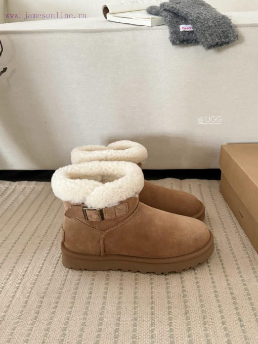 𝐔*g ₂₀₂₄ .  Curl up a row of buttoned snow bootsMilard Girl's Dream Boots~Handmade top layerk83sjn9t - Image 6