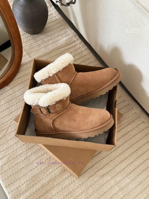 𝐔*g ₂₀₂₄ .  Curl up a row of buttoned snow bootsMilard Girl's Dream Boots~Handmade top layerk83sjn9t - Image 9