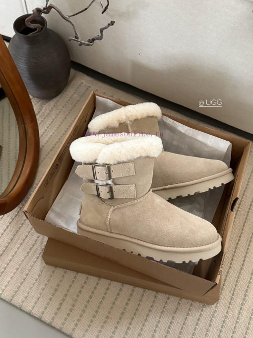 𝐔*g ₂₀₂₄ .  Curly double breasted snow bootsMilard Girl's Dream Boots~Handmade top layer of rsnqcwsd - Image 4