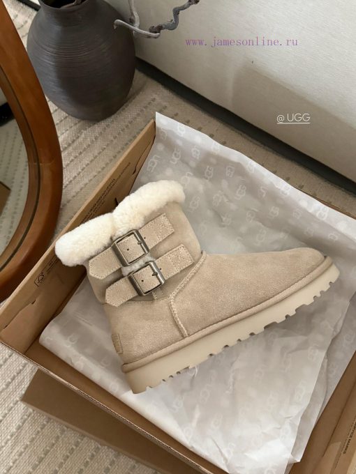 𝐔*g ₂₀₂₄ .  Curly double breasted snow bootsMilard Girl's Dream Boots~Handmade top layer of rsnqcwsd - Image 5