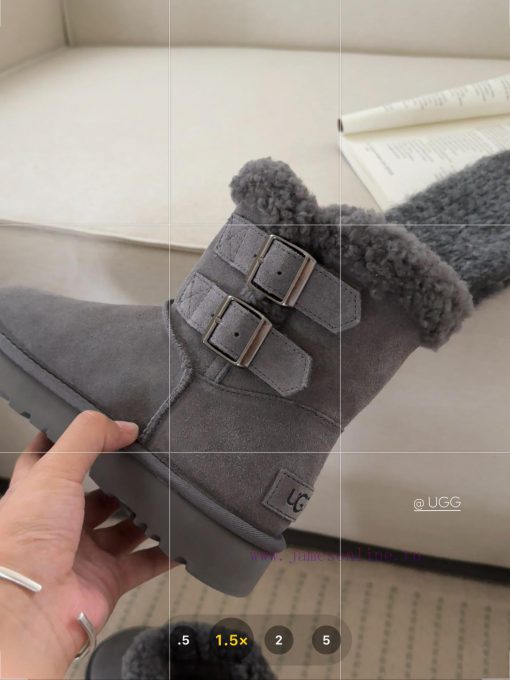 𝐔*g ₂₀₂₄ .  Curly double breasted snow bootsMilard Girl's Dream Boots~Handmade top layer of a1vdu0z5 - Image 6