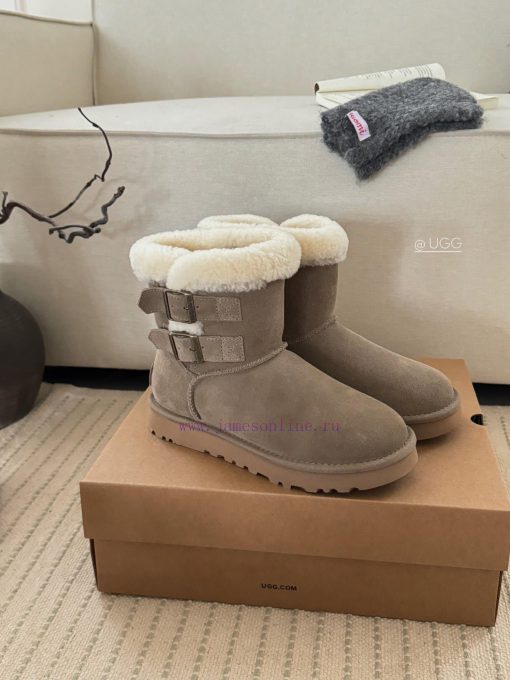 𝐔*g ₂₀₂₄ .  Curly double breasted snow bootsMilard Girl's Dream Boots~Handmade top layer of j4ecmdpz