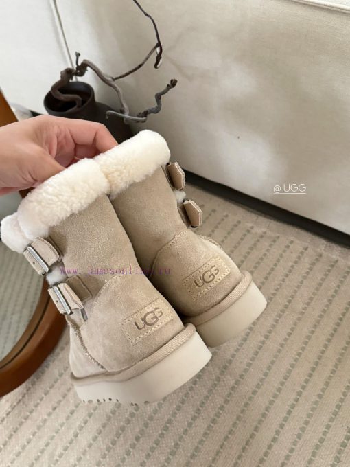 𝐔*g ₂₀₂₄ .  Curly double breasted snow bootsMilard Girl's Dream Boots~Handmade top layer of rsnqcwsd - Image 9