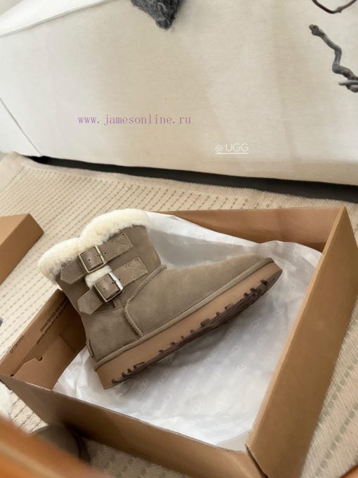 𝐔*g ₂₀₂₄ .  Curly double breasted snow bootsMilard Girl's Dream Boots~Handmade top layer of j4ecmdpz - Image 3