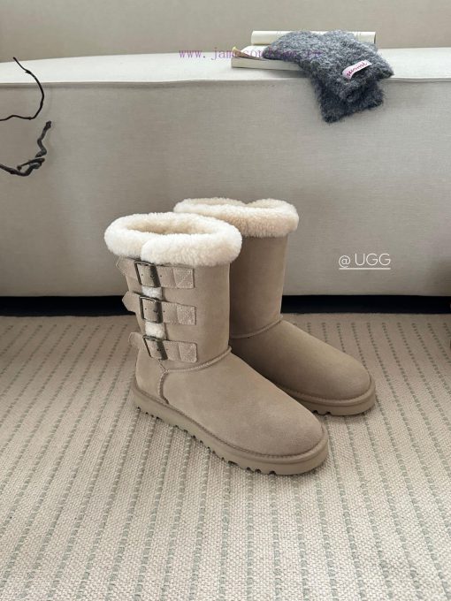 𝐔*g ₂₀₂₄ .  Curly three breasted snow bootsMilard Girl's Dream Boots~Handmade top layer of cc12lz67e