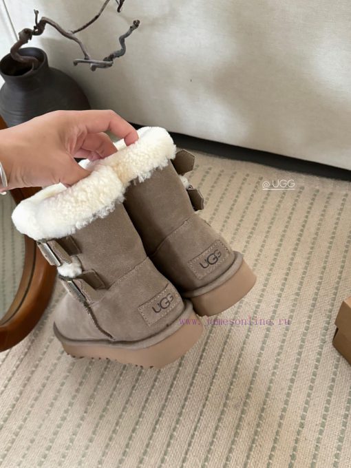 𝐔*g ₂₀₂₄ .  Curly double breasted snow bootsMilard Girl's Dream Boots~Handmade top layer of j4ecmdpz - Image 10