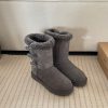 𝐔*g ₂₀₂₄ .  Curly three breasted snow bootsMilard Girl's Dream Boots~Handmade top layer of cch747xik