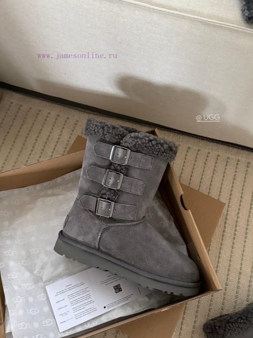𝐔*g ₂₀₂₄ .  Curly three breasted snow bootsMilard Girl's Dream Boots~Handmade top layer of cch747xik - Image 5