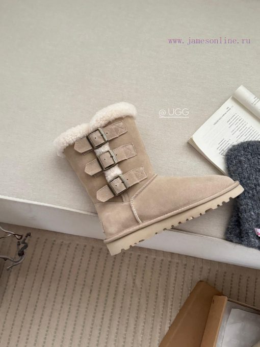 𝐔*g ₂₀₂₄ .  Curly three breasted snow bootsMilard Girl's Dream Boots~Handmade top layer of cc12lz67e - Image 8