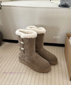 𝐔*g ₂₀₂₄ .  Curly three breasted snow bootsMilard Girl's Dream Boots~Handmade top layer of chehbwnzi