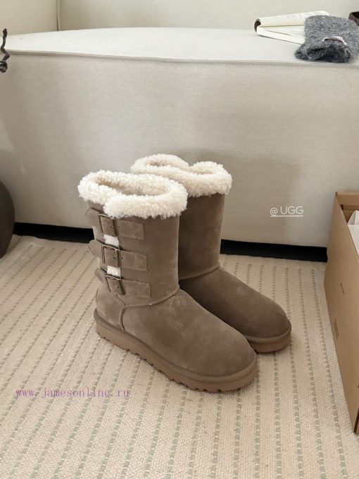 𝐔*g ₂₀₂₄ .  Curly three breasted snow bootsMilard Girl's Dream Boots~Handmade top layer of chehbwnzi