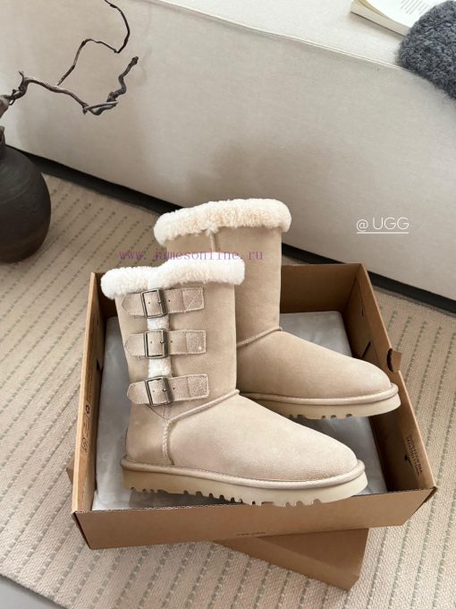 𝐔*g ₂₀₂₄ .  Curly three breasted snow bootsMilard Girl's Dream Boots~Handmade top layer of cc12lz67e - Image 9