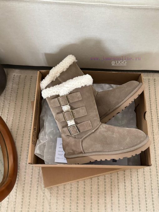 𝐔*g ₂₀₂₄ .  Curly three breasted snow bootsMilard Girl's Dream Boots~Handmade top layer of chehbwnzi - Image 5