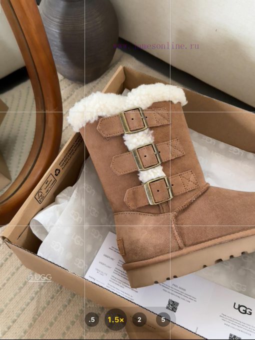 𝐔*g ₂₀₂₄ .  Curly three breasted snow bootsMilard Girl's Dream Boots~Handmade top layer of cgw0zmj17 - Image 5