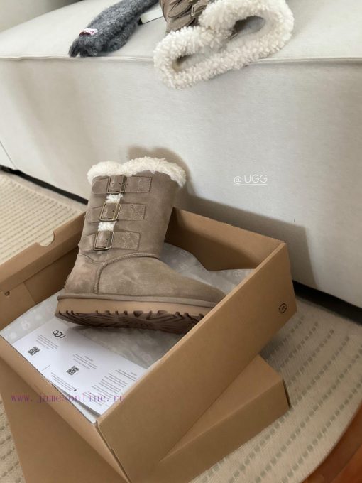 𝐔*g ₂₀₂₄ .  Curly three breasted snow bootsMilard Girl's Dream Boots~Handmade top layer of chehbwnzi - Image 7