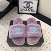 Chanel's new thick soled hairy shoes are fashionable and stylish, with a delicate and soft t9h70egg9