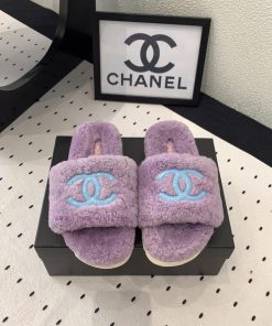Chanel's new thick soled hairy shoes are fashionable and stylish, with a delicate and soft t9h70egg9