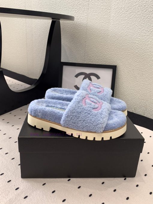 Chanel's new thick soled hairy shoes are fashionable and stylish, with a delicate and soft tzz4ffb8y - Image 5