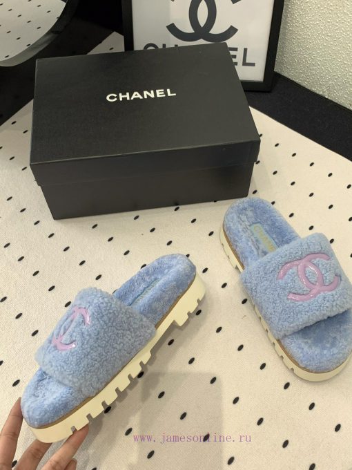 Chanel's new thick soled hairy shoes are fashionable and stylish, with a delicate and soft tzz4ffb8y - Image 6