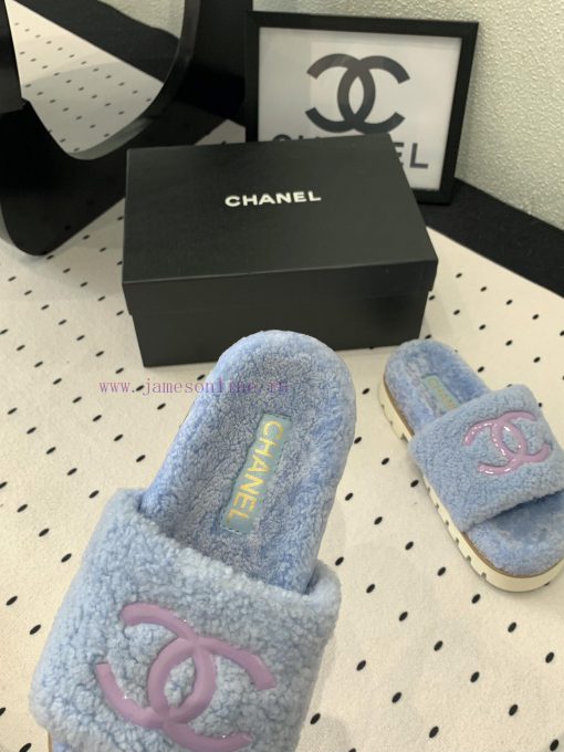 Chanel's new thick soled hairy shoes are fashionable and stylish, with a delicate and soft tzz4ffb8y - Image 7