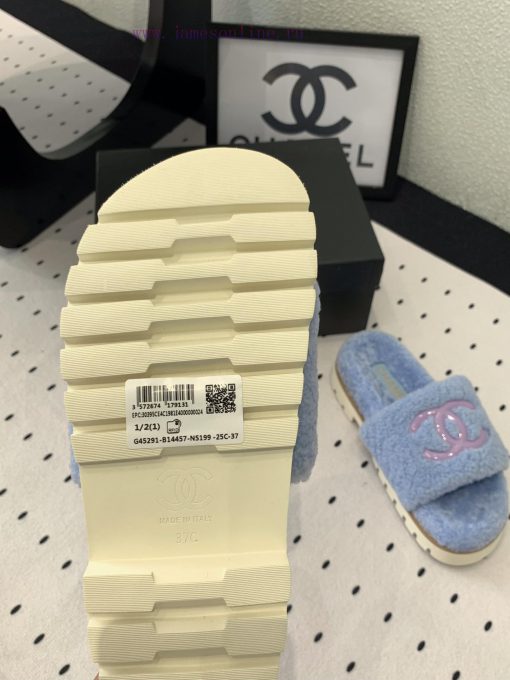 Chanel's new thick soled hairy shoes are fashionable and stylish, with a delicate and soft tzz4ffb8y - Image 10