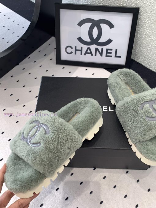 Chanel's new thick soled hairy shoes are fashionable and stylish, with a delicate and soft tmyi7x7hq - Image 4