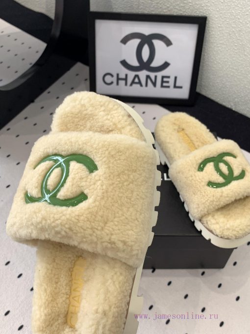 Chanel's new thick soled hairy shoes are fashionable and stylish, with a delicate and soft tltuj2xr1 - Image 6