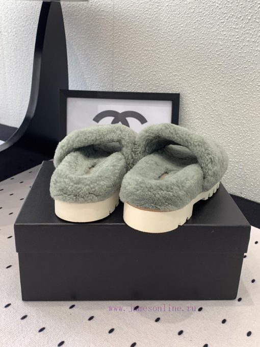 Chanel's new thick soled hairy shoes are fashionable and stylish, with a delicate and soft tmyi7x7hq - Image 7