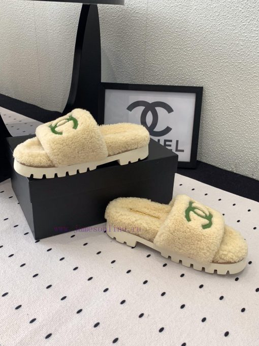 Chanel's new thick soled hairy shoes are fashionable and stylish, with a delicate and soft tltuj2xr1 - Image 9